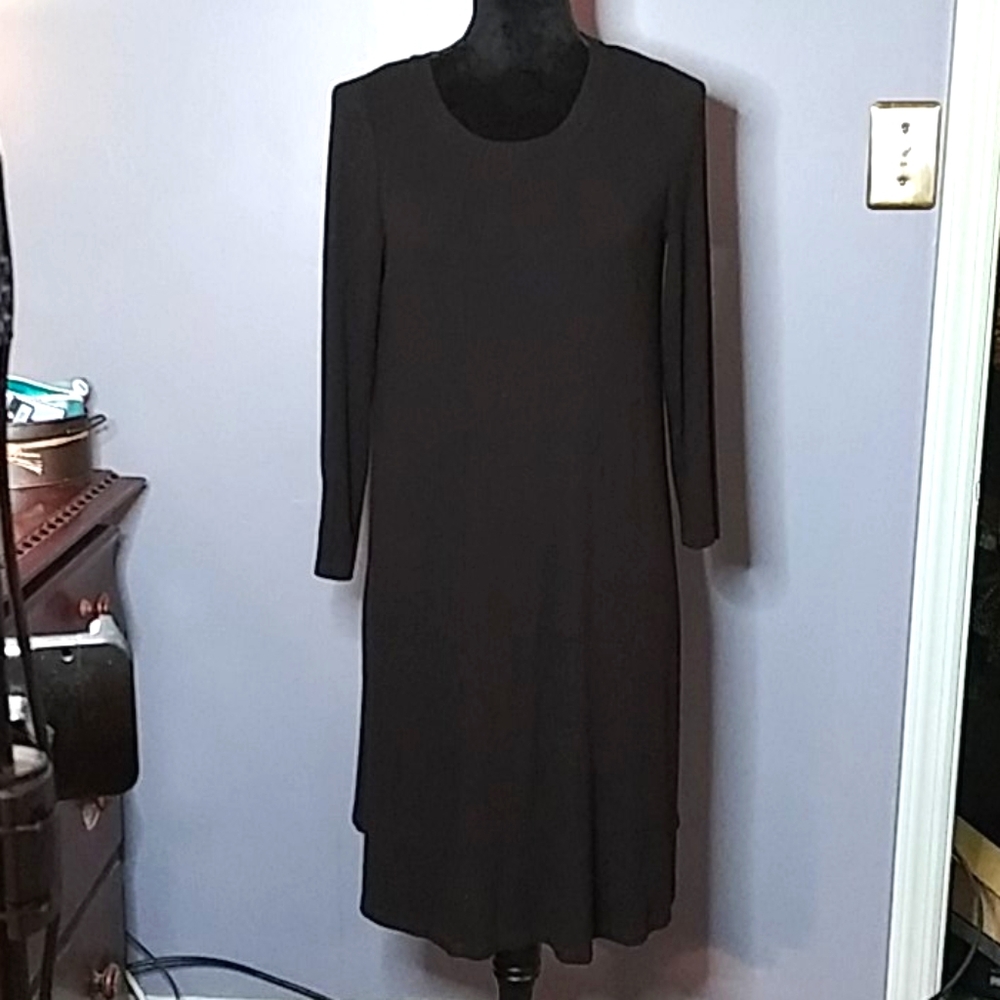 LUSH Soft and Supple Little Black Sweater Dress